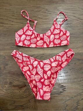 Honey Seashore red bikini women’s swim size XS/S